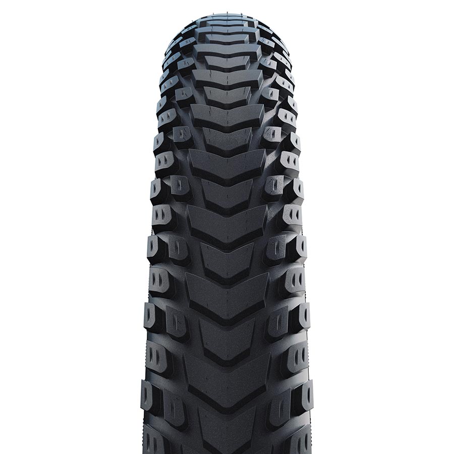 Schwalbe, Marathon Mondial, Hybrid Tire, 700x50C, Folding, Clincher, Addix, V-Guard, 67TPI, Black