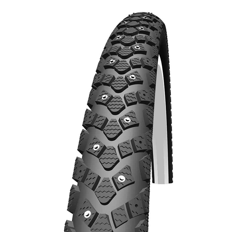 Schwalbe, Winter, Tire, 700x30C, Wire, Clincher, Winter, KevlarGuard, Reflex, 50TPI, Black