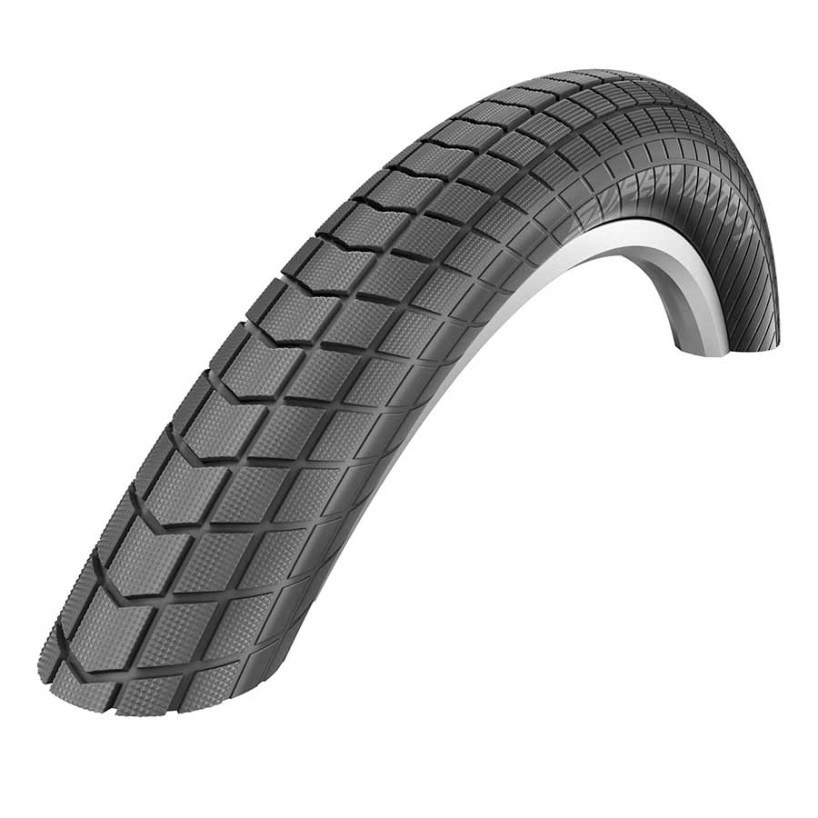 Schwalbe, Super Moto-X, Tire, 20''x2.40, Wire, Clincher, Dual, GreenGuard, SnakeSkin, 67TPI, Black