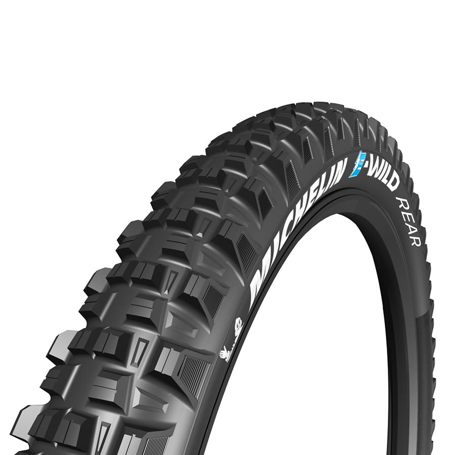 Michelin, E-Wild Rear, Mountain Tire, 29''x2.60, Folding, Tubeless Ready, E-GUM-X, GravityShield, 3x60TPI, Black