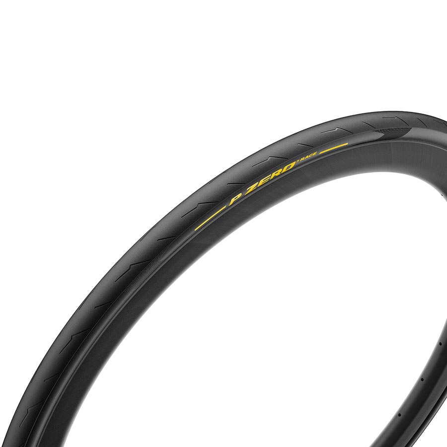 Pirelli, PZero Race, Road Tire, 700x28C, Folding, Clincher, SmartEVO, TechBELT, 127TPI, Yellow, Made in Italy