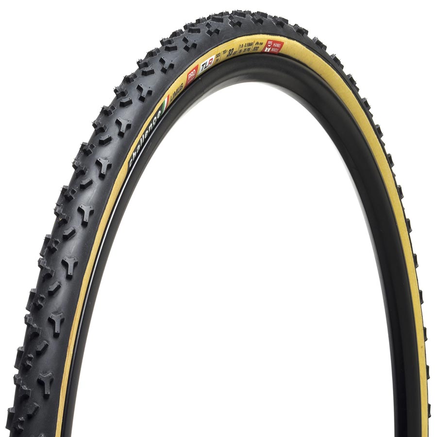 Challenge, Limus Pro, Gravel Tire, 700x38C, Folding, Tubeless Ready, Smart, PPS, 300TPI, Tanwall
