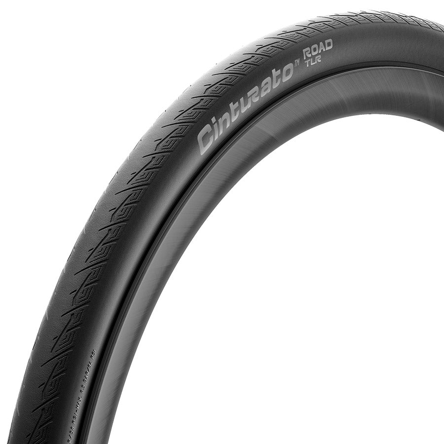 Pirelli, Cinturato Road TLR, Road Tire, 700x35C, Folding, Tubeless Ready, SmartNET™ Silica, TechWALL+, 60TPI, Black