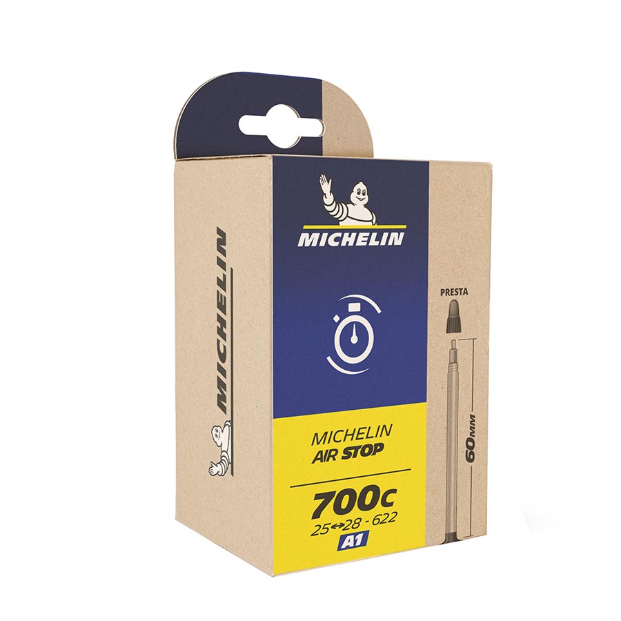Michelin, Airstop, Tube, Presta, Length: 48mm, 700C, 26-32C