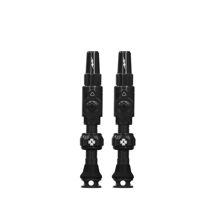 Muc-Off, Big Bore Lite Medium, Tubeless Valve, Presta, 35mm, Black, Pair