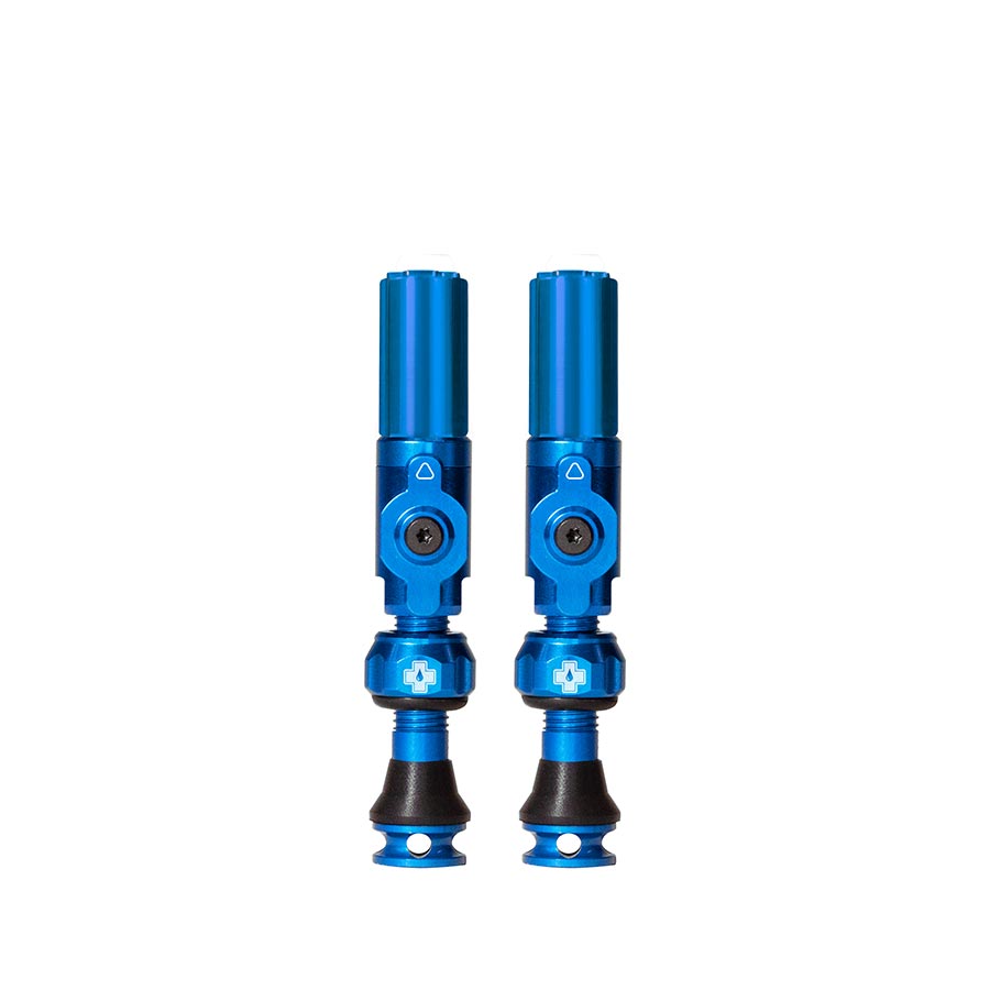 Muc-Off, Big Bore Hybrid Small, Tubeless Valve, Hybrid, 30mm, Blue, Pair