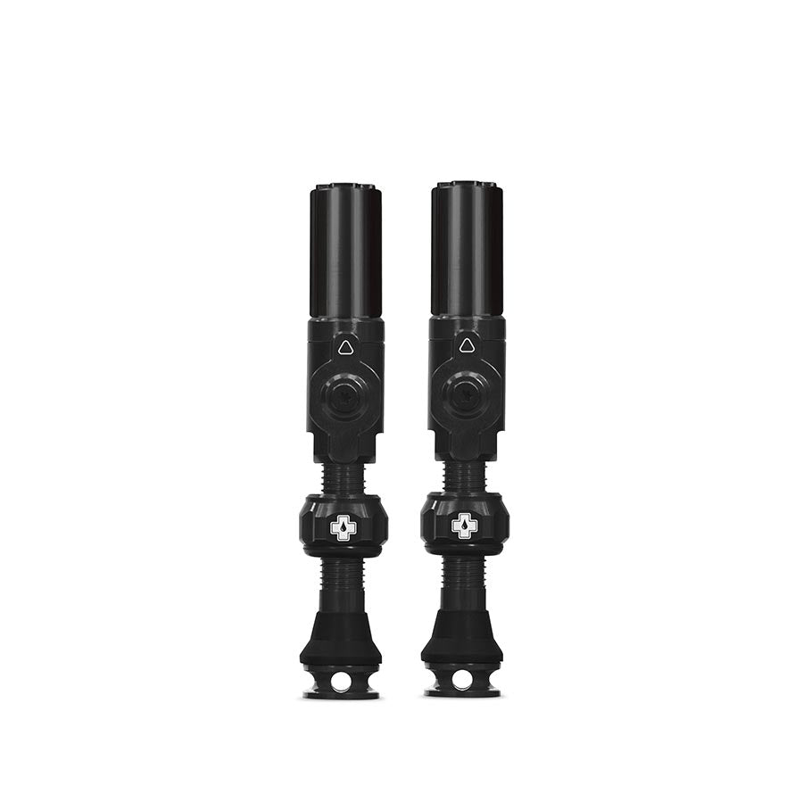 Muc-Off, Big Bore Hybrid Medium, Tubeless Valve, Hybrid, 35mm, Black, Pair