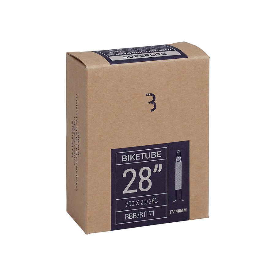 BBB Cycling, Tube, Presta, Length: 48mm, 700C, 20-28C
