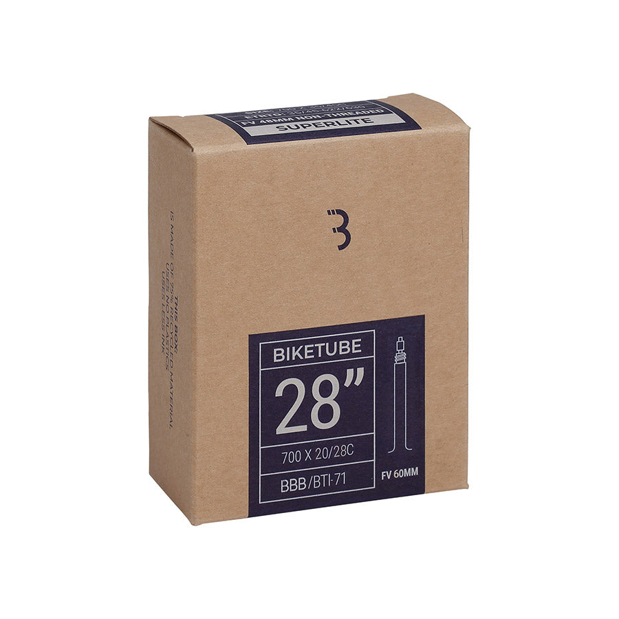 BBB Cycling, Tube, Presta, Length: 60mm, 700C, 20-28C