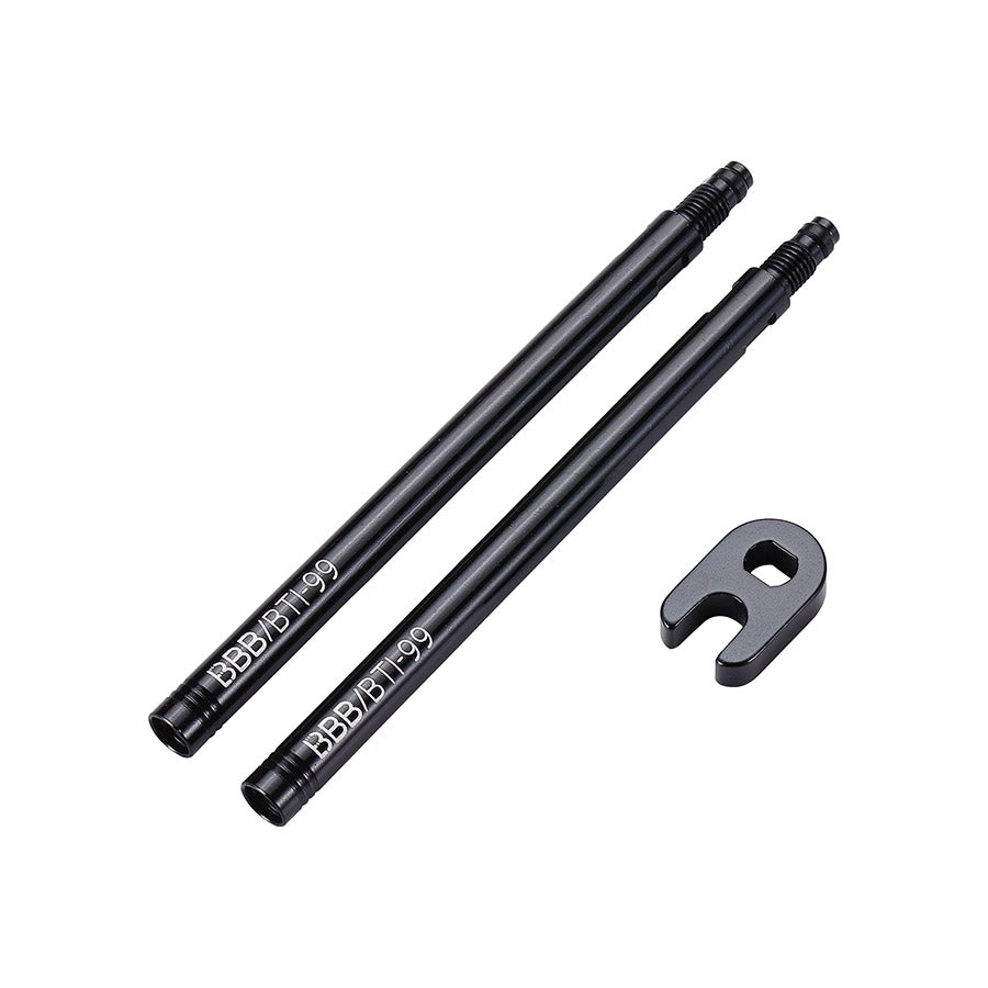 BBB Cycling, BTI-99 ValveExtend, Valve Extender, For Presta valves with removable core, 80mm, Pair