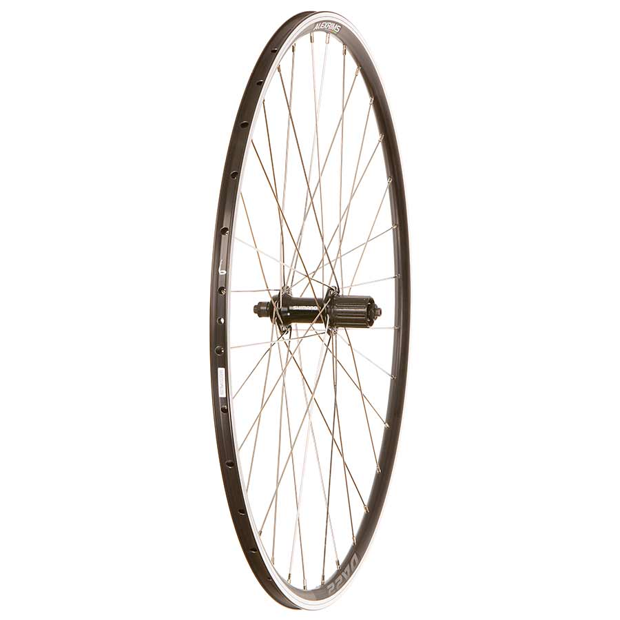 Wheel Shop, Alex DA22/ Shimano Tiagra FH-RS400 Black, Wheel, Rear, 700C / 622, Holes: 32, QR, 130mm, Rim, Shimano HG 11