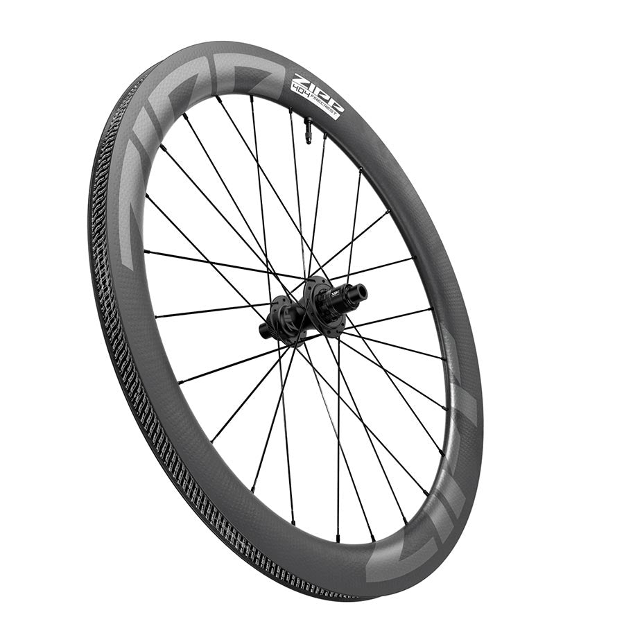 Zipp, 404 Firecrest Tubeless Disc B1, Wheel, Rear, 700C / 622, Holes: 24, 12mm TA, 142mm, Disc Center Lock, Shimano HG 11