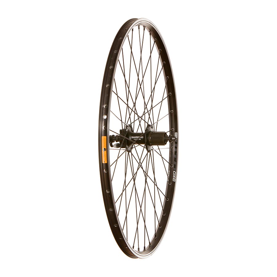 Wheel Shop, WTB DX18 / Shimano FH-M475, Wheel, Rear, 700C / 622, Holes: 36, QR, 135mm, Rim and Disc IS 6-bolt, Shimano HG