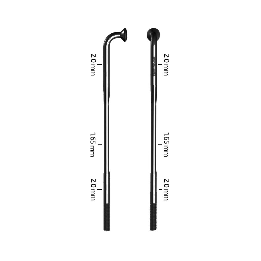 Zipp, Sapim D-Light, Spokes, J-Bend, Black, 284mm, 3pcs