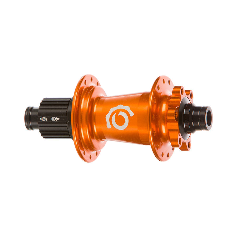 Industry Nine, Hydra Classic Boost 6B, Disc Hub, Rear, 28H, 12mm TA, 148mm, Shimano Micro Spline, Orange