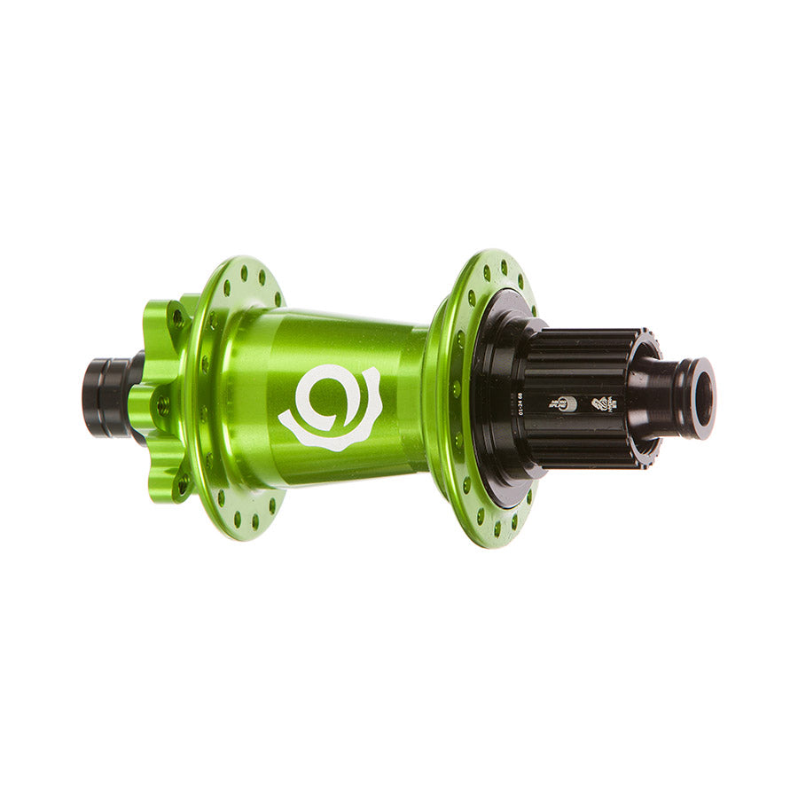 Industry Nine, Hydra Classic Boost 6B, Disc Hub, Rear, 32H, 12mm TA, 148mm, Shimano Micro Spline, Lime Green