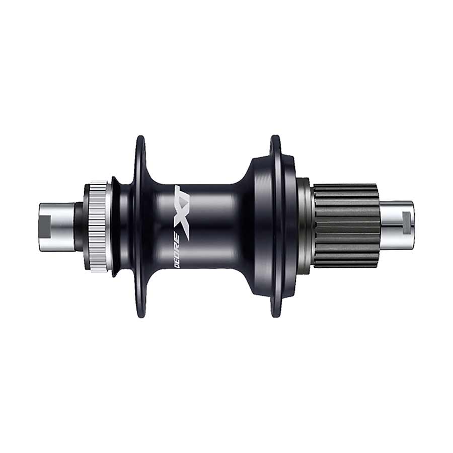 Shimano, FH-M8130-B, Disc Hub, Right, 32H, 12mm TA, 157mm, Shimano Micro Spline, Black