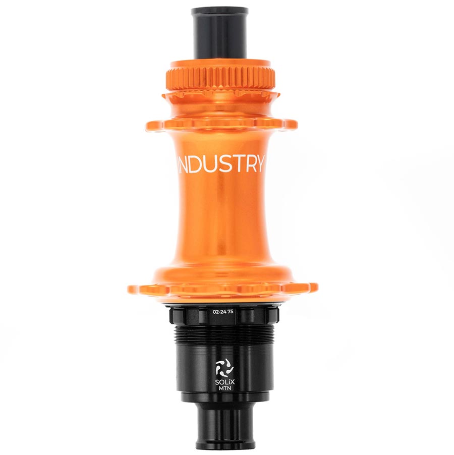 Industry Nine, Solix M Classic Rear XD, Disc Hub, Rear, 28H, 12mm TA, 148mm, SRAM XD, Orange