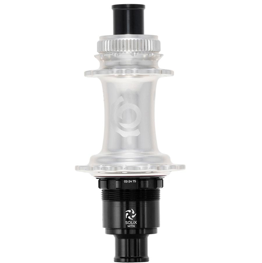 Industry Nine, Solix M Classic Rear MS, Disc Hub, Rear, 24H, 12mm TA, 148mm, Shimano Micro Spline, Silver
