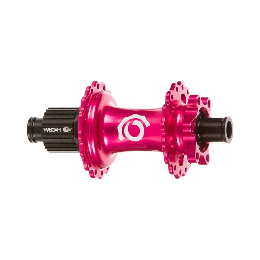 Industry Nine, Hydra 2 Boost MicroSpline, Disc Hub, Rear, 32H, 12mm TA, 148mm, Shimano Micro Spline, Pink