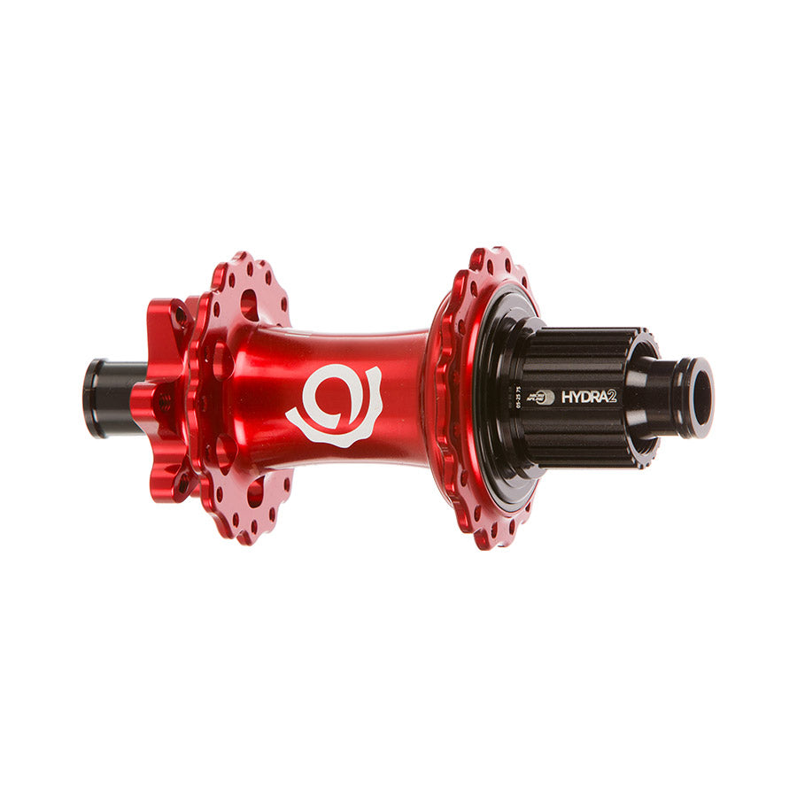 Industry Nine, Hydra 2 Boost MicroSpline, Disc Hub, Rear, 32H, 12mm TA, 148mm, Shimano Micro Spline, Red