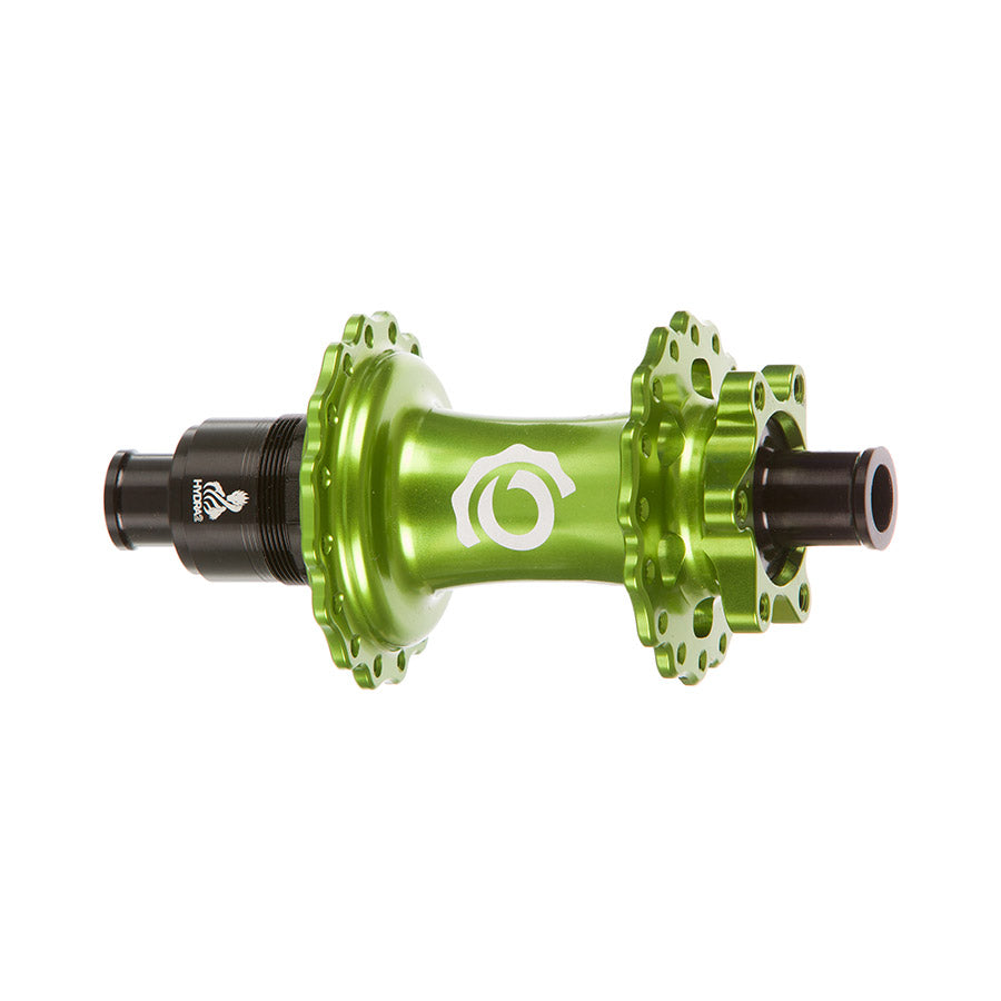 Industry Nine, Hydra 2 Boost XD, Disc Hub, Rear, 32H, 12mm TA, 148mm, SRAM XD, Lime Green