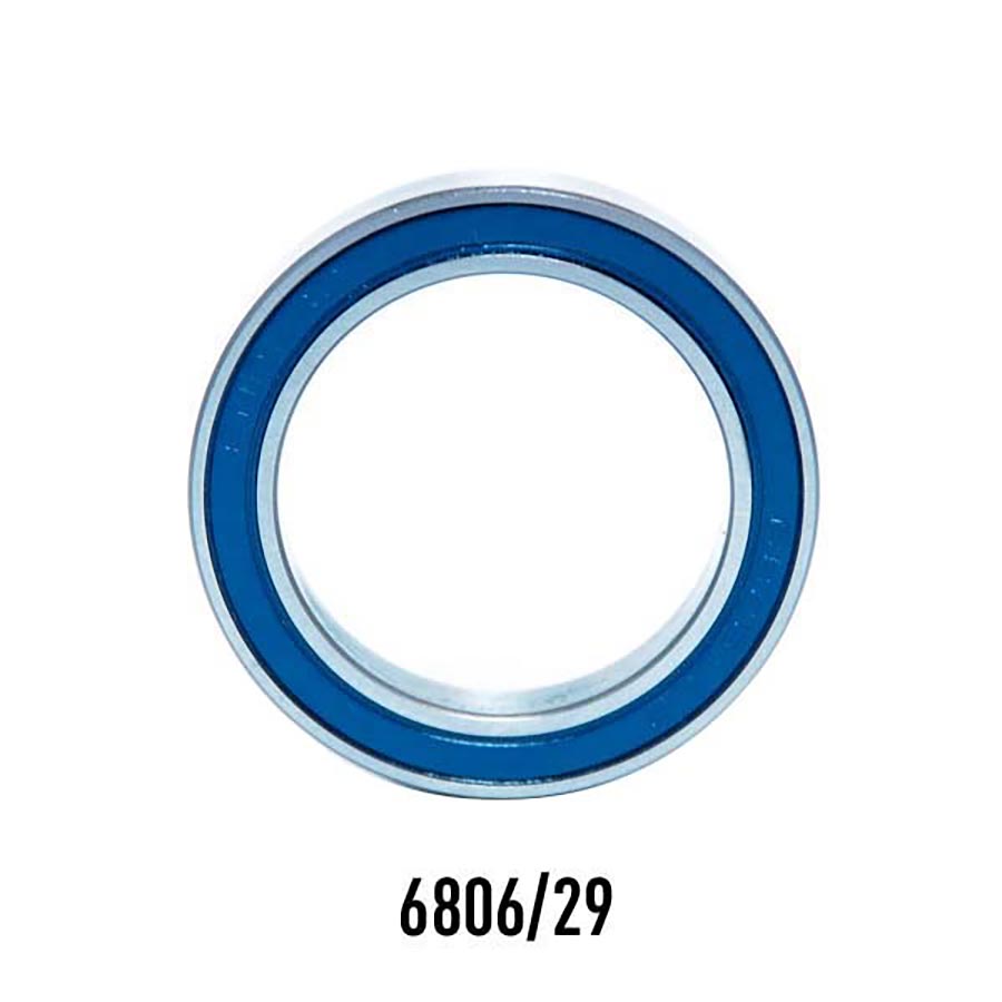 Wheels Manufacturing, Sealed Bearings ABEC 3, Sealed Cartridge Bearing, 6806/29, 29x42x7mm, Steel, 2pcs