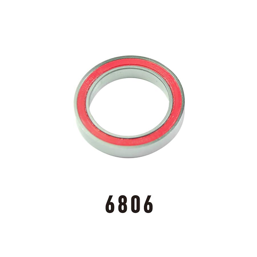 Wheels Manufacturing, Angular Contact, Sealed Cartridge Bearing, 71806, 30x42x7mm, Steel