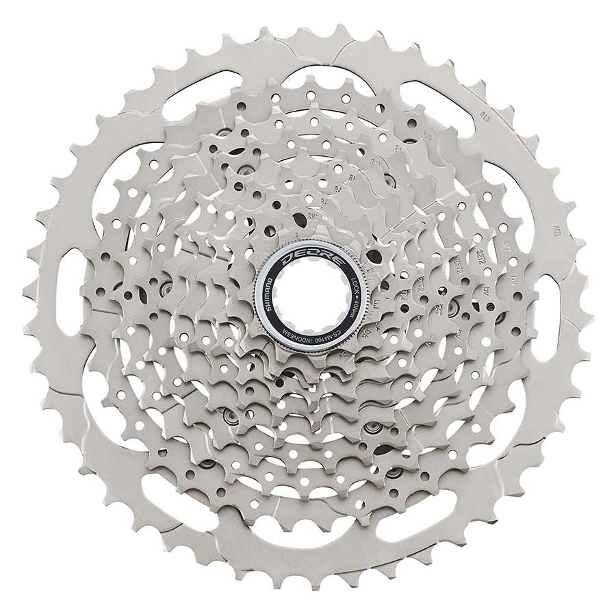 CASSETTE SPROCKET, CS-M4100, 11-46T, DEORE, 10-SPEED, 11-13-15-18-21-24-28-32-37-46T
