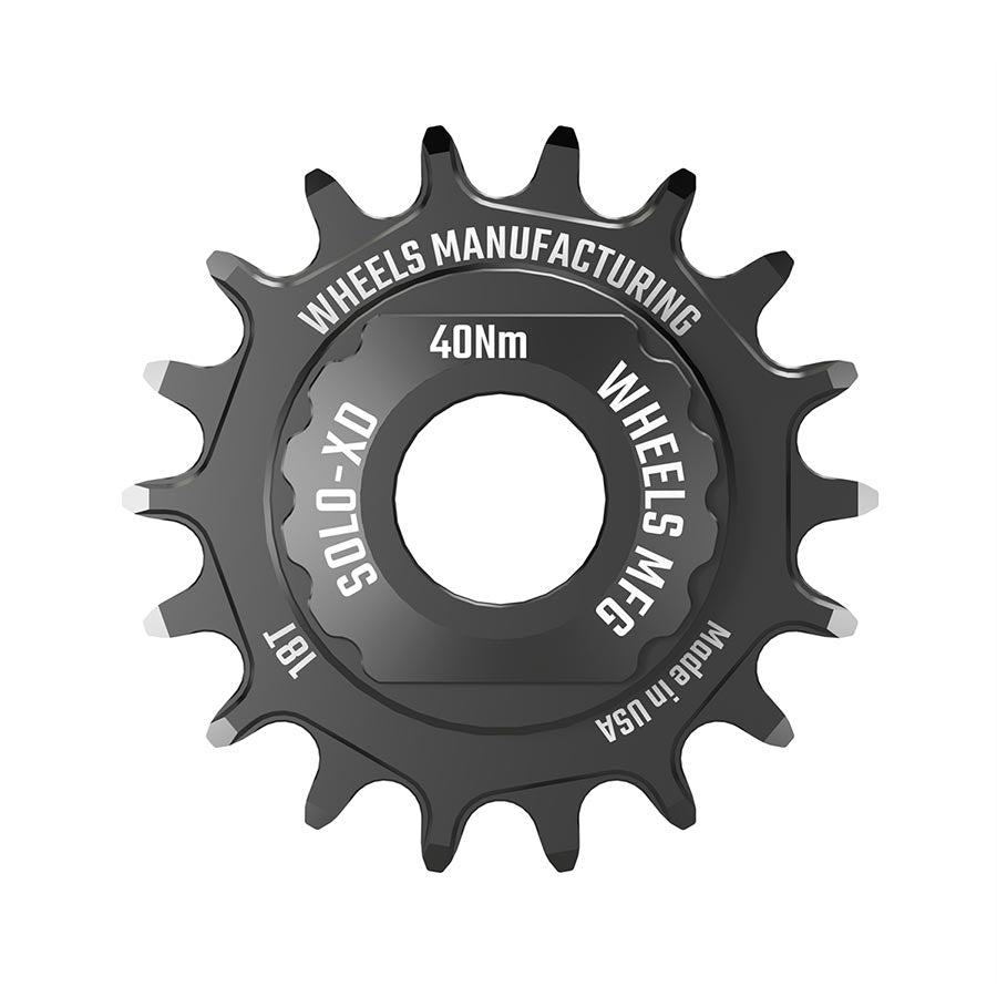 Wheels Manufacturing Solo XD Single Speed Conversion Kit w/ 18t Cog (For XD Driver), Black