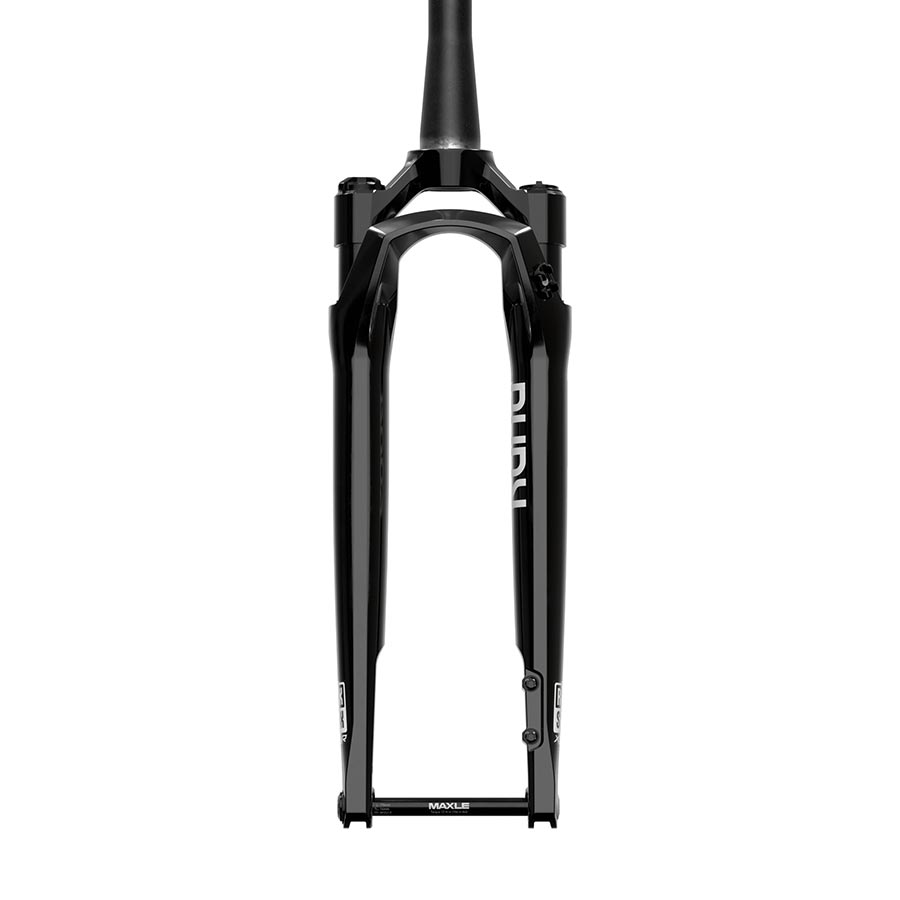 RockShox, Rudy Ultimate XPLR A2, Suspension Fork, 700C, Solo Air, 40mm, 1-1/8''-1.5'', 12x100mm TA, Rake: 51mm, Black