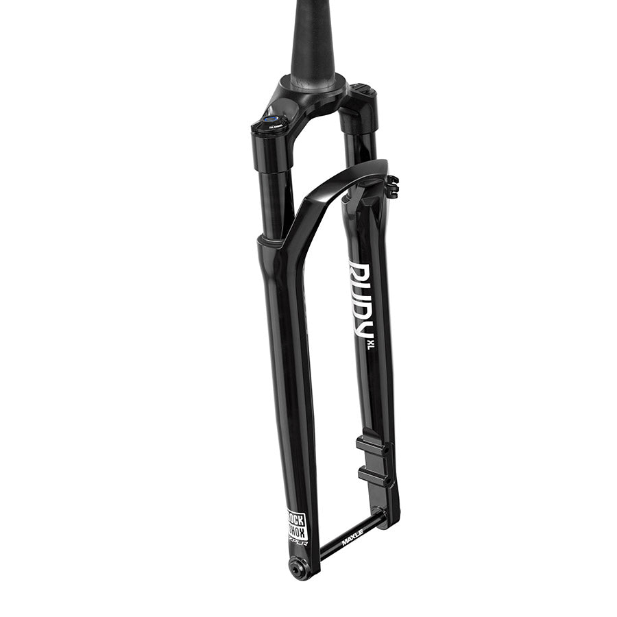 RockShox, Rudy XL Ultimate A1, Suspension Fork, 700C, Solo Air, 50mm, 1-1/8''-1.5'', 12x100mm TA, Rake: 45mm, Black