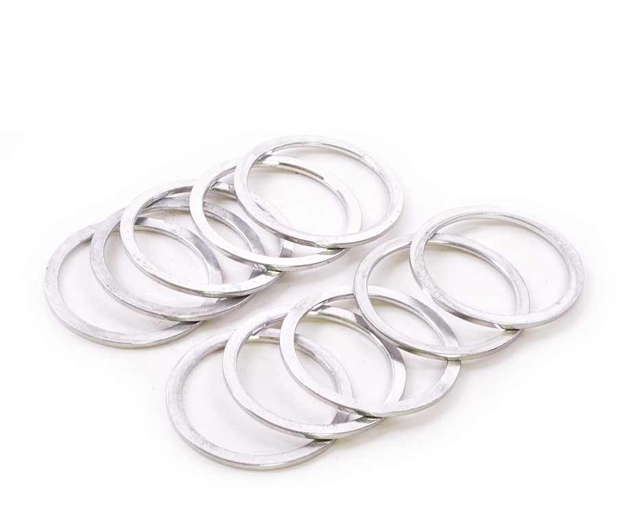 Wheels Manufacturing, Headset Spacer, 1-1/8'', Height: 1.5mm, Aluminum, Silver, 5pcs