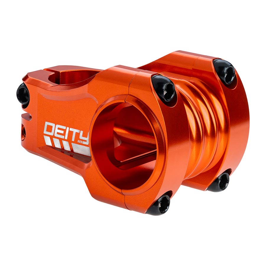 Deity, Copperhead 42, Stem, Diameter: 35mm, Length: 42mm, Steerer: 28.6mm, 0°, Orange