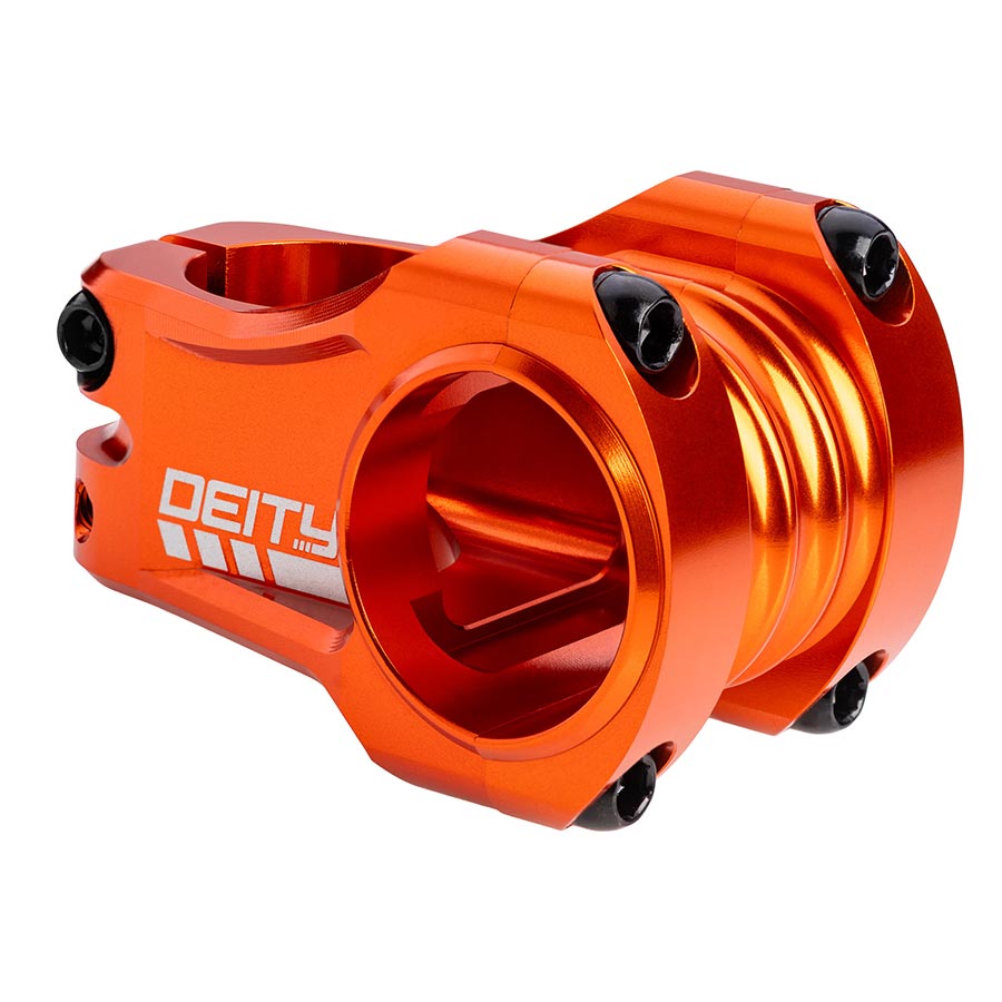 Deity, Copperhead 42, Stem, Diameter: 31.8mm, Length: 42mm, Steerer: 1-1/8'', 0°, Orange