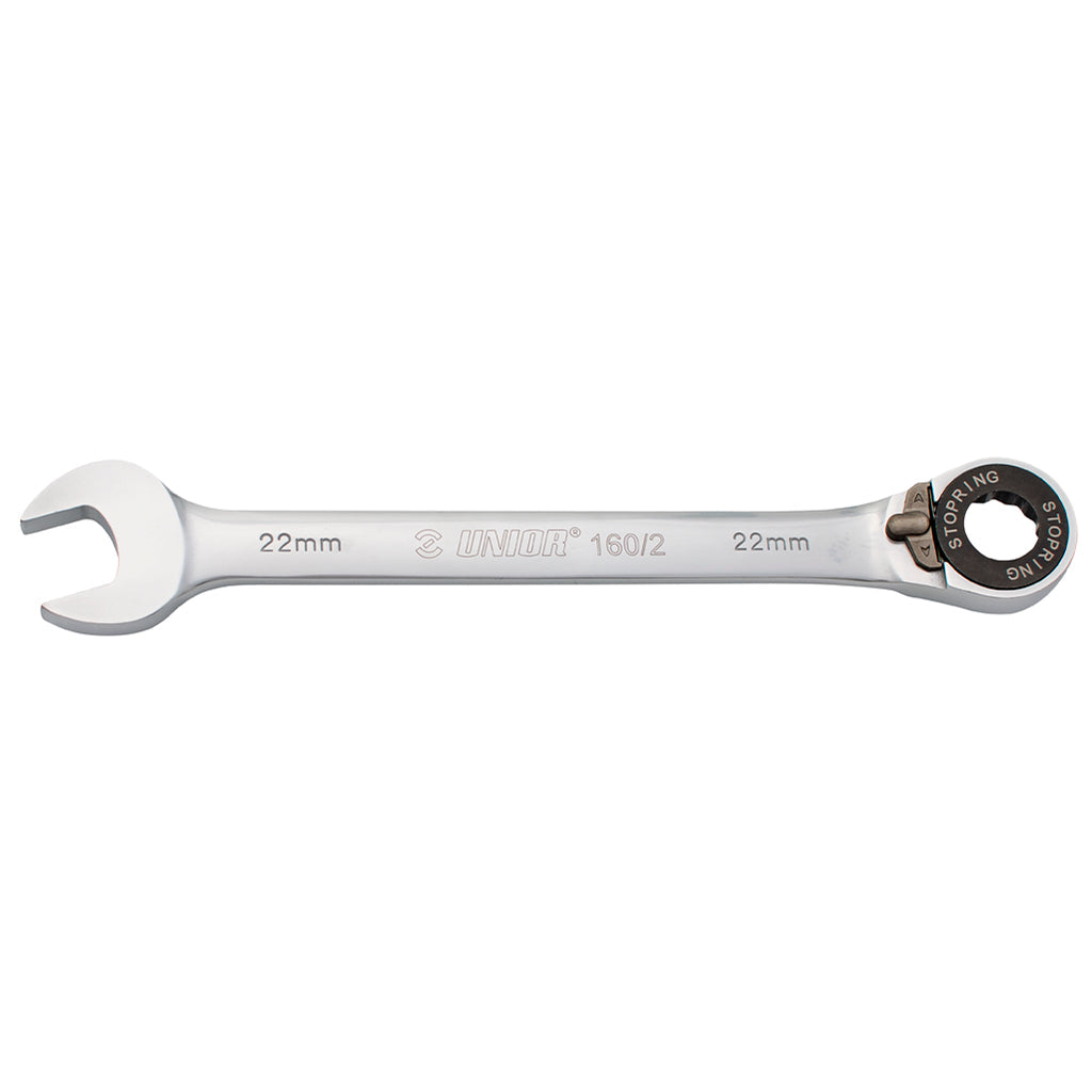 UNIOR FORGED COMBINATION RATCHET WRENCH 17MM