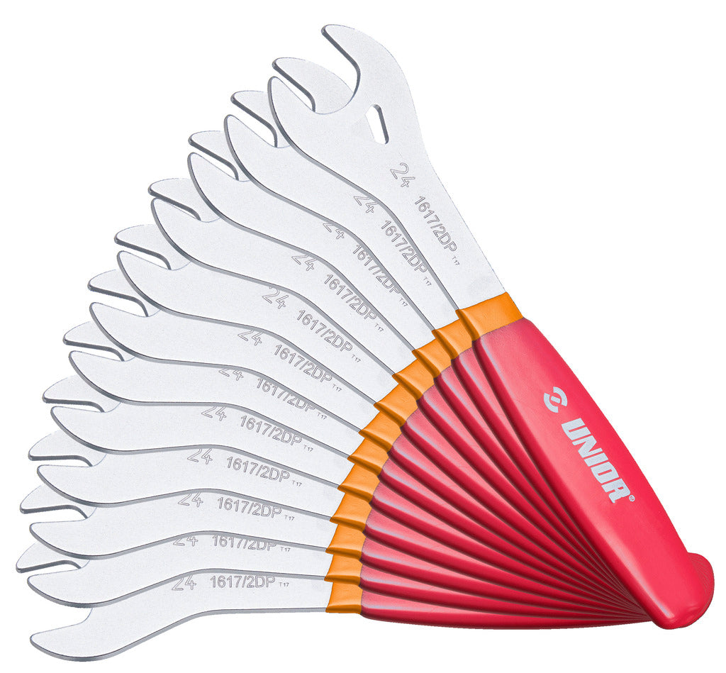 UNIOR CONE WRENCH SET SINGLE SIDED 13MM TO 28MM