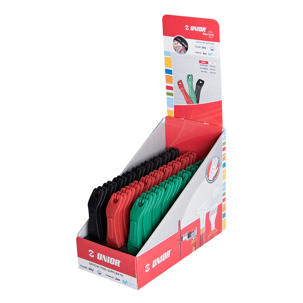UNIOR SET OF TIRE LEVERS 27 PAIRS W DISPLAY