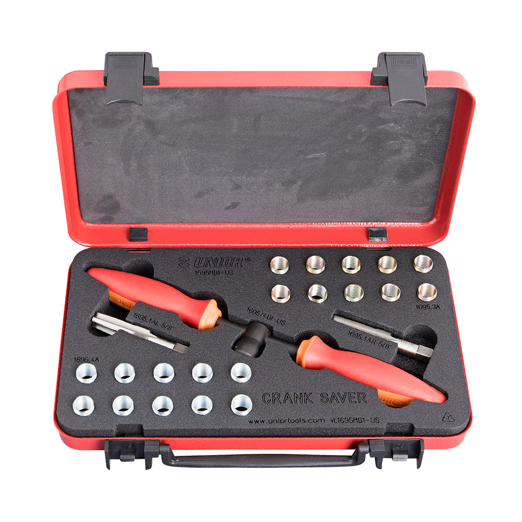 UNIOR PEDAL THREAD REPAIR AND INSERT KIT