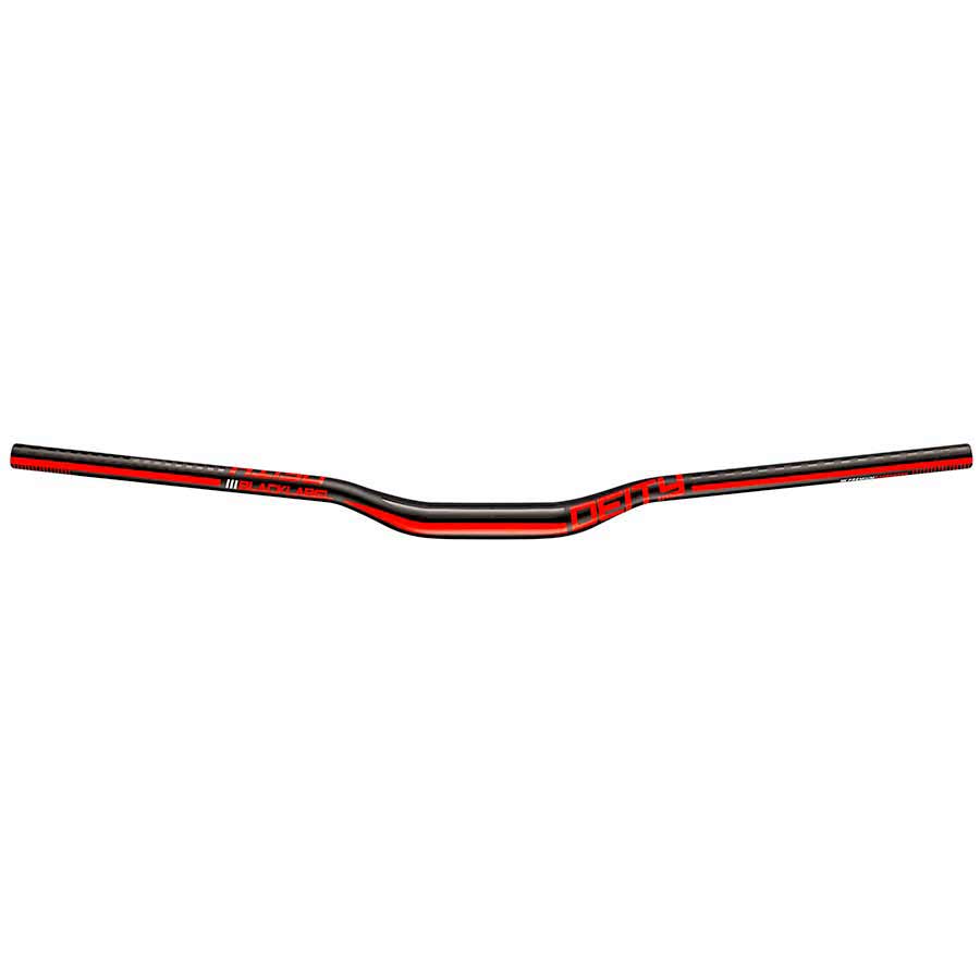 Deity, Black Label 25, MTB Handlebar, Diameter: 31.8mm, 800mm, Rise: 25mm, Red