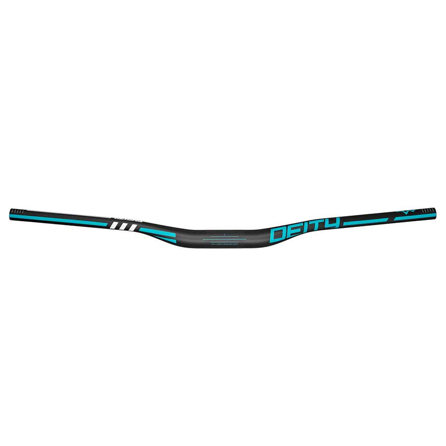 Deity, Skywire 25, MTB Handlebar, Diameter: 35mm, 800mm, Rise: 25mm, Turquoise