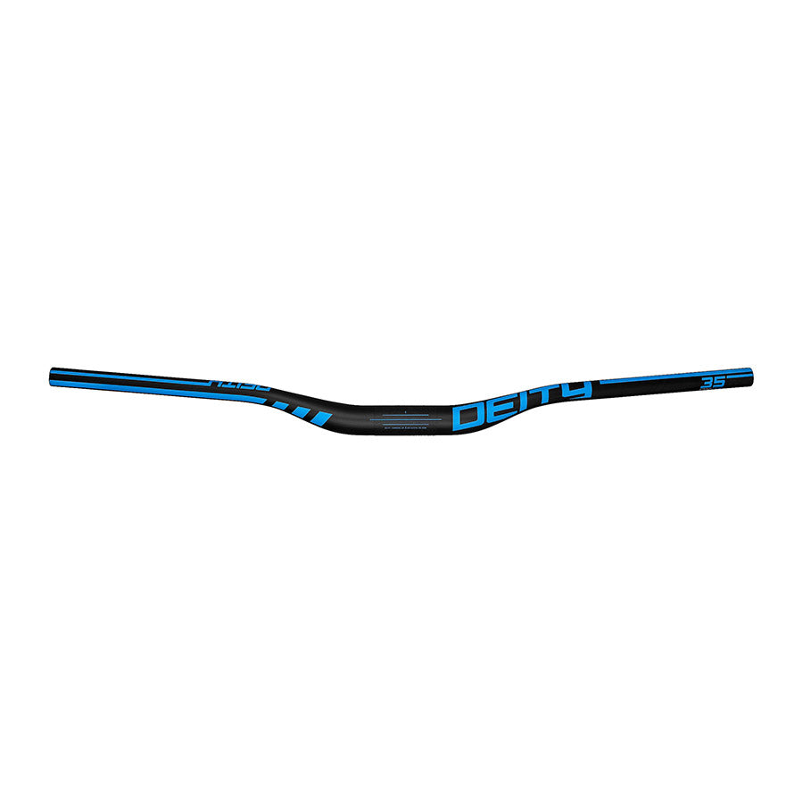 Deity, Skywire 25, MTB Handlebar, Diameter: 35mm, 800mm, Rise: 25mm, Blue