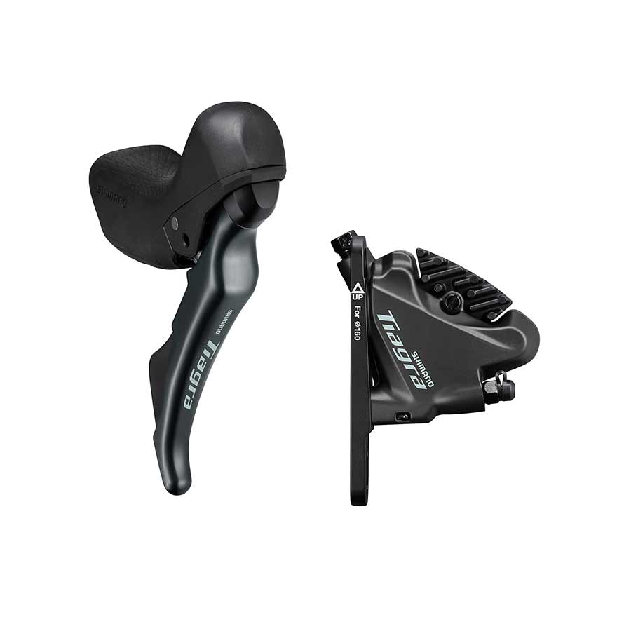 Shimano, Tiagra ST-R4720-R / BR-4770-R, Road Hydraulic Disc Brake, Rear, Flat mount, Not included, Grey, Set