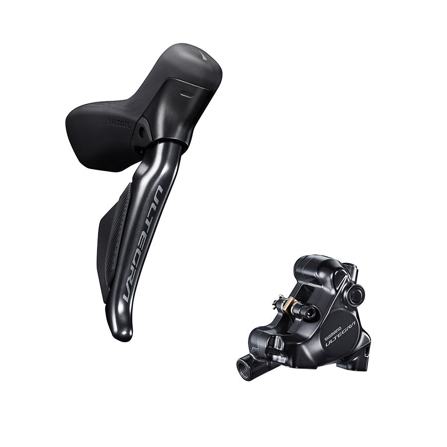 Shimano, Ultegra Di2 ST-R8170 / BR-R8170, Road Hydraulic Disc Brake, Rear, Flat mount, 160mm, Black, IR8170DRRDSC170F