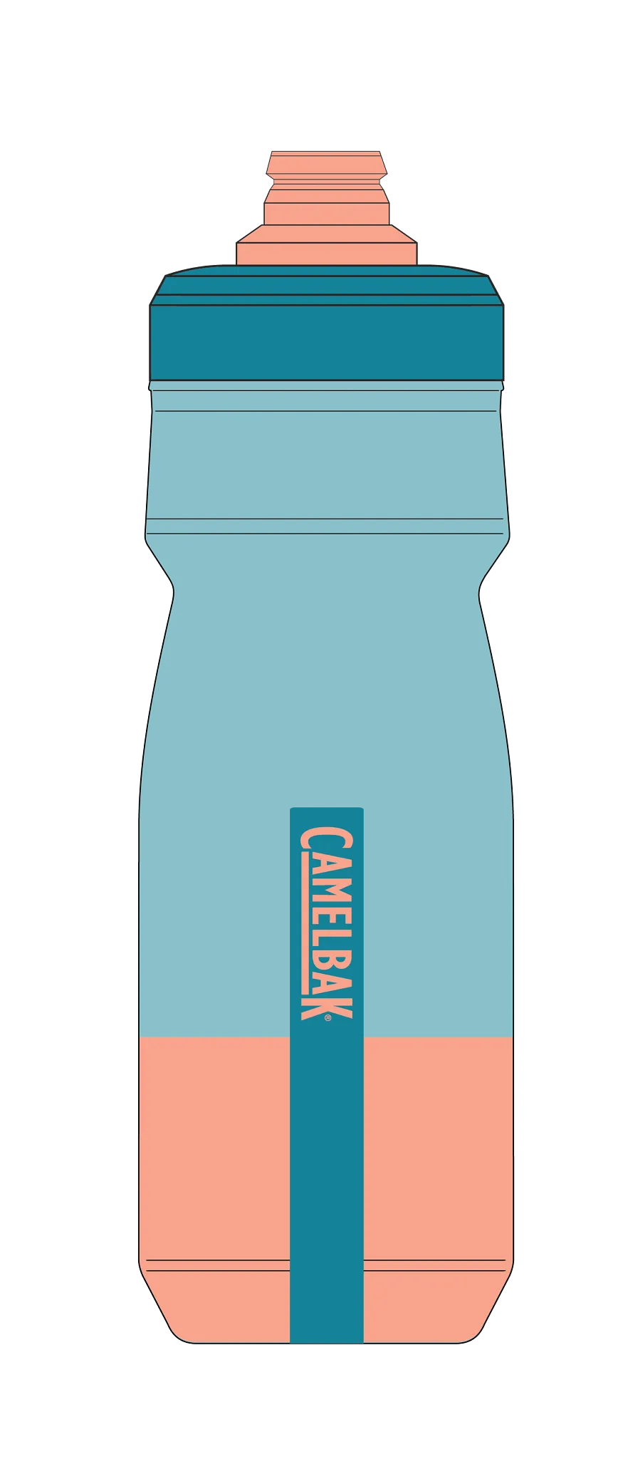 PODIUM CHILL 21OZ MERCURY TEAL