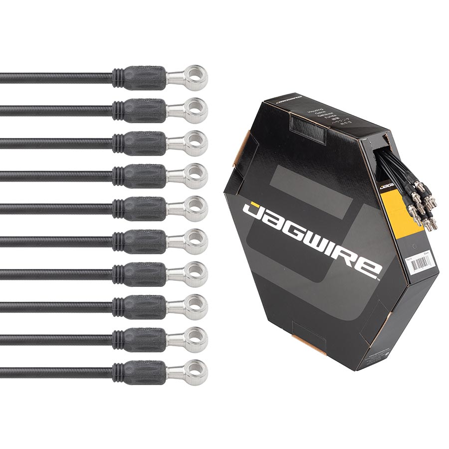Jagwire, Sport, 2000mm, Black, 10pcs, SRAM G2 Ultimate, G2 RSC, G2 RS, G2 R, Guide Ultimate, Guide RSC (B1),Guide RS (B1), Guide R (B1), Avid XX World Cup 2010–2011, XX 2010–2011,Avid Juicy Ultimate, Juicy Carbon, Juicy Seven, Juicy Five
