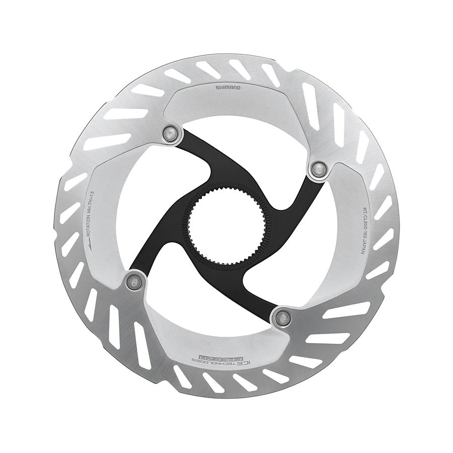 ROTOR FOR DISC BRAKE, RT-CL800, S 160MM, W/LOCK RING (INTERNAL SERRATION)