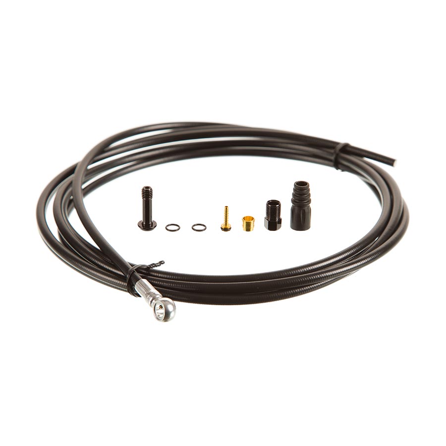 Tektro, Banjo Hose Kit, 5.5mm, 3200mm, Black, Kit
