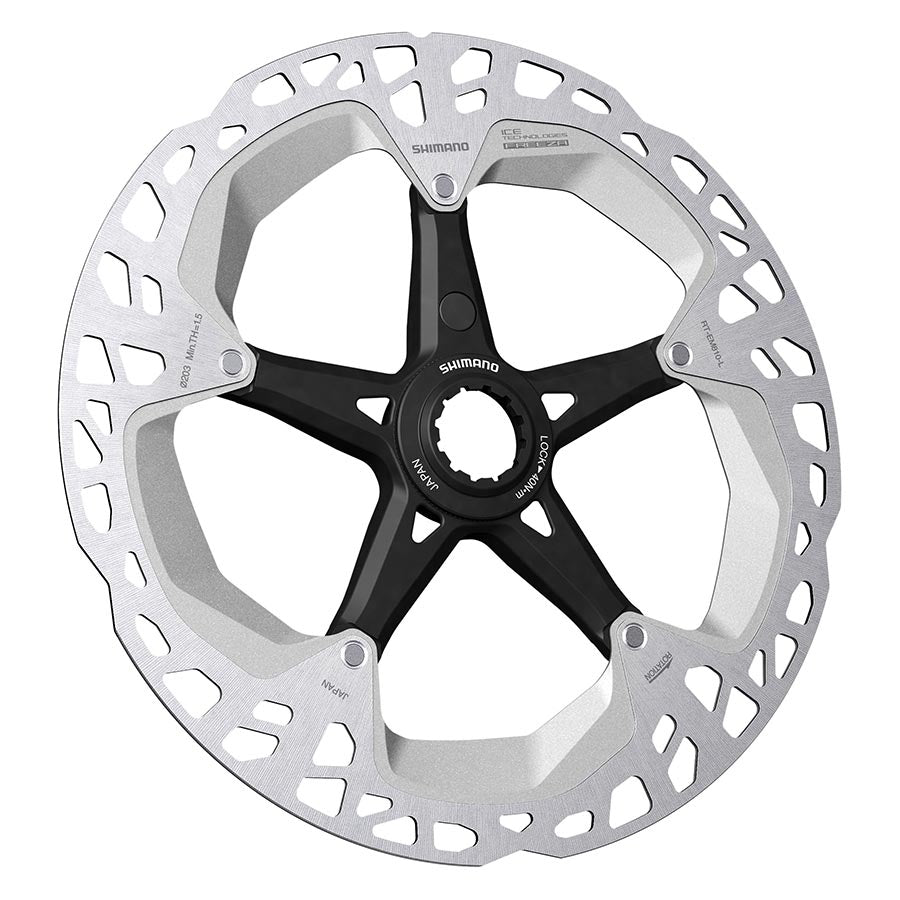 ROTOR FOR DISC BRAKE, RT-EM810, L 203MM, W/LOCK RING (External Spline Type)