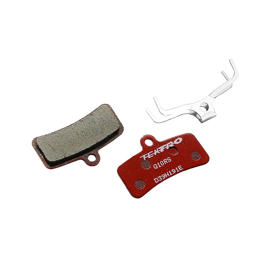Tektro, Q10.RS, Disc Brake Pads, 4-Piston Brakes, Semi-Metallic, 4mm, Pair